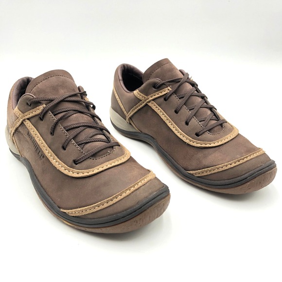 Merrell Cypress Shoes Women's 7 Brown Leather Casual Lace up - Picture 1 of 10